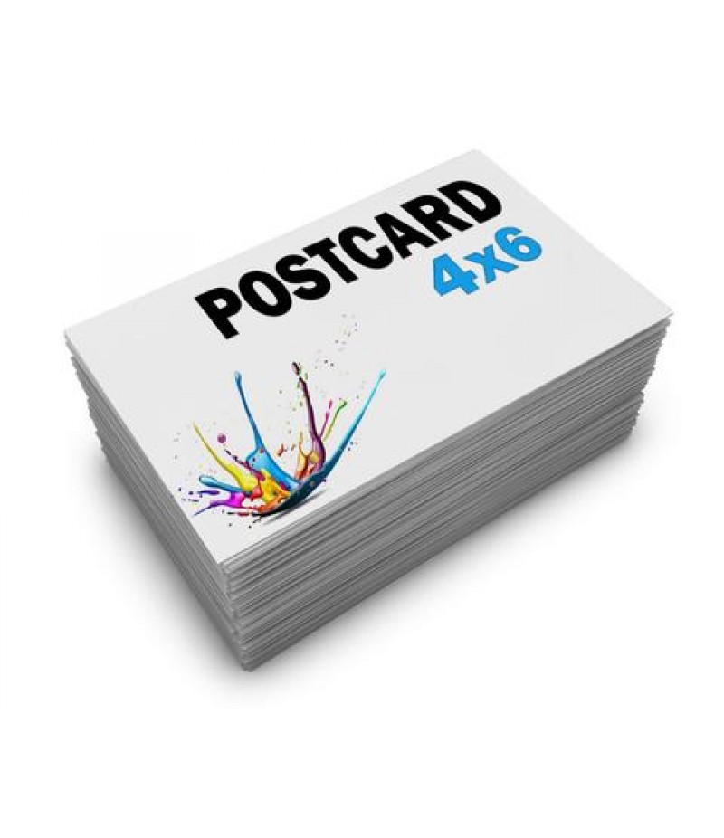 Postcard - Full Color    - 4"H x 6"W -16 pts - Gloss UV - Quantity: 1000 units - Single Side